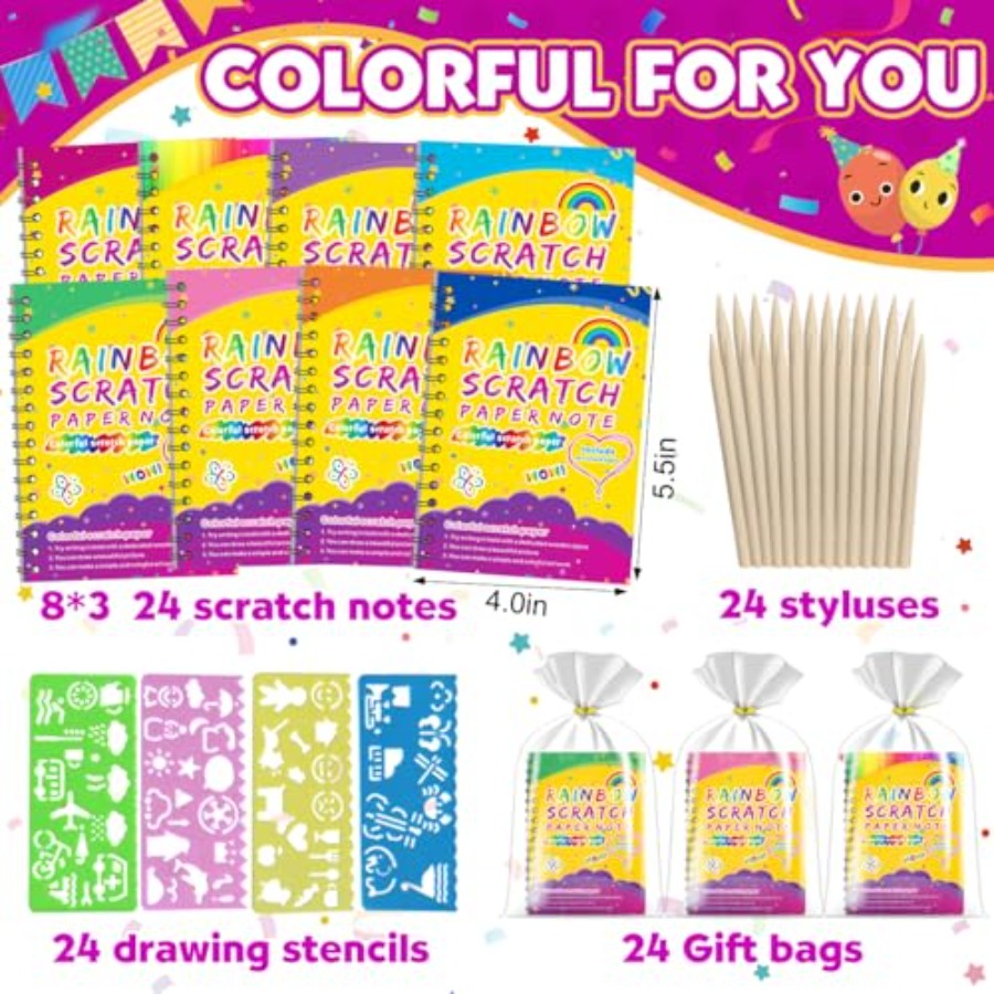 Party Favors for 4-8-12: 24 Pa - Art Craft Notebook ulasan dan harga