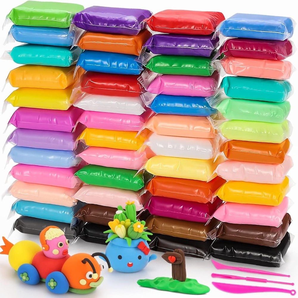 48 Colors Air Dry Clay Ultra L - Air Dry Clay ulasan dan harga