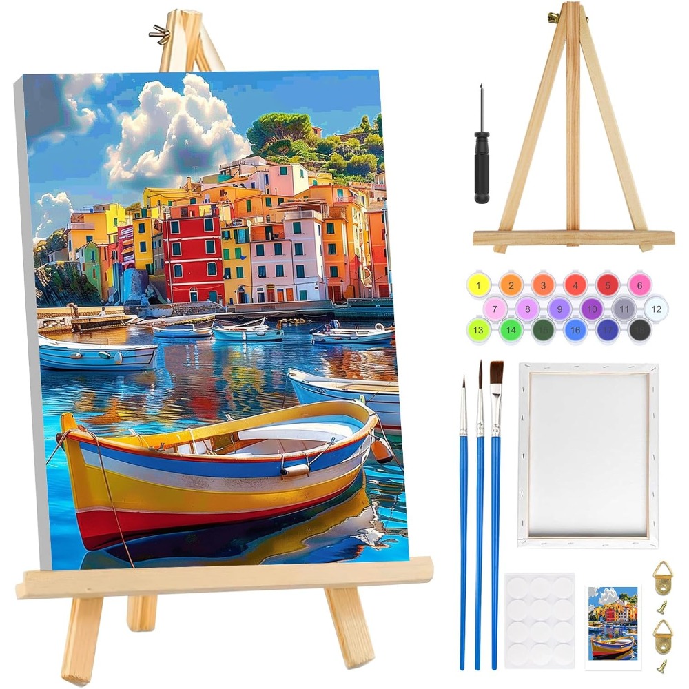 Easy DIY Oil Painting by Numbe - Art Craft Easy Ideas ulasan dan harga