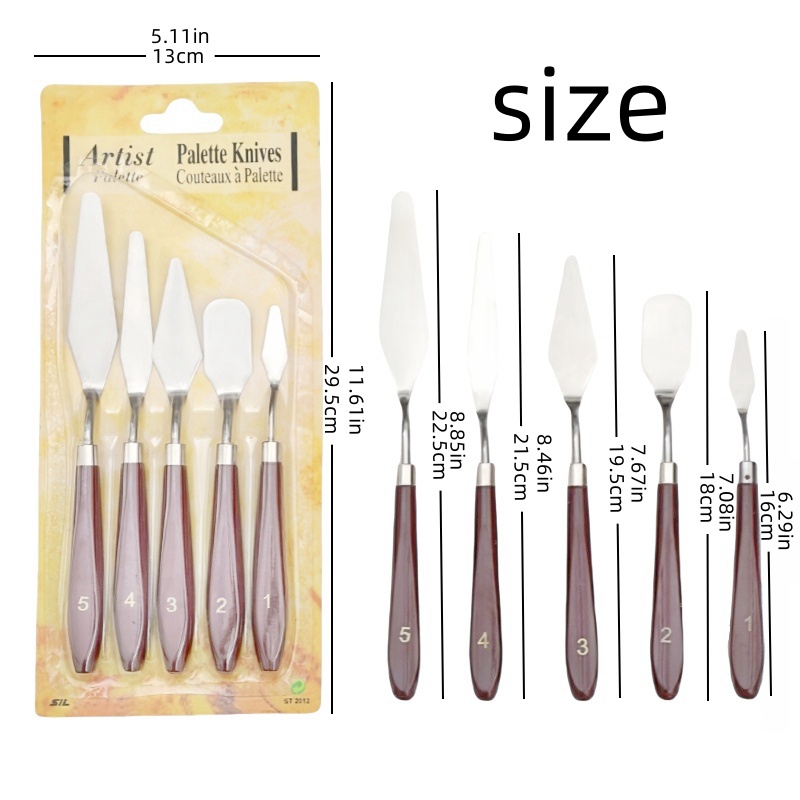 Art supplies Gouache paint pal - Painting Knife Palette ulasan dan harga