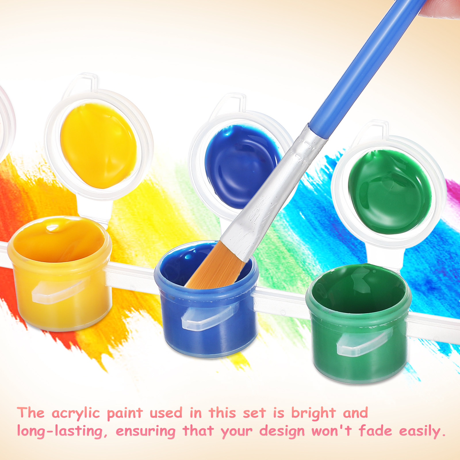 1Set Unpainted Kite DIY Kit In - Art Craft Kite ulasan dan harga