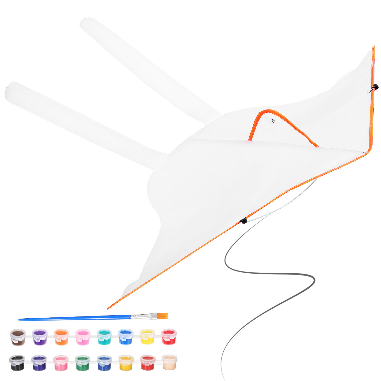 1Set Unpainted Kite DIY Kit In - Art Craft Kite ulasan dan harga